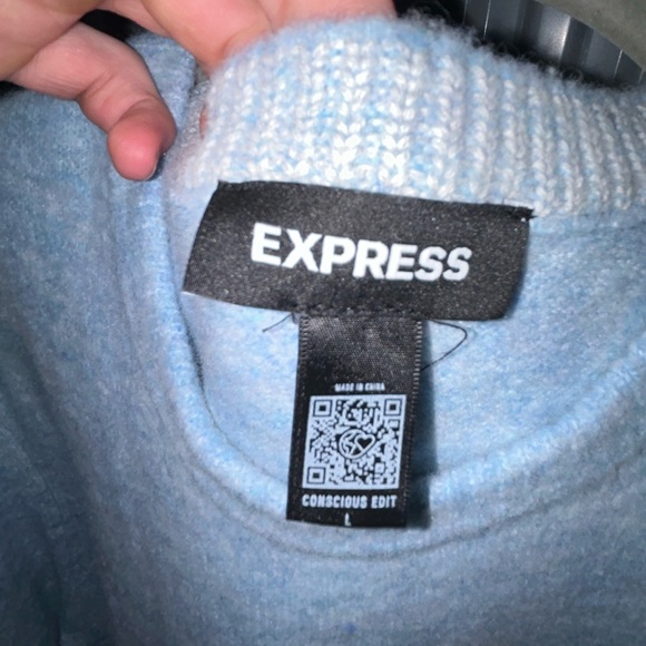 NWOT express pull over sweater. - Picture 3 of 4